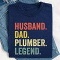 Husband Dad Plumber Legend Plumber Plumbing Dad Plumbing Shirt Husband Plumber Shirt T-Shirts, Hoodie, Sweatshirt - T-Shirt, Sweatshirt, Hoodie