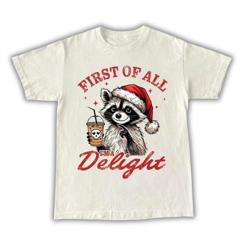 I Am Delight Raccoon Shirt Funny Happy Shirt T-Shirts, Hoodie, Sweatshirt - T-Shirt, Sweatshirt, Hoodie