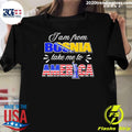 I Am From Bosnia Take Me To American Flag Shirt Unisex T-shirt, Sweatshirt, Hoodie, Long Sleeve Tee - T-Shirt, Sweatshirt, Hoodie