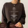 I Am No Man Eowyn LOTR Reading Fandom Fantasy Reader Booklover Mystical Feminist Quote Lord Rings Tolkien Book Worm Soft Comfort Long Sleeves Fabric T-Shirts, Hoodie, Sweatshirt - T-Shirt, Sweatshirt, Hoodie