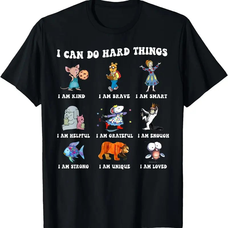 I Can Do Hard Things Teacher Back School Children'S Book T-Shirts, Hoodie, Sweatshirt - T-Shirt, Sweatshirt, Hoodie