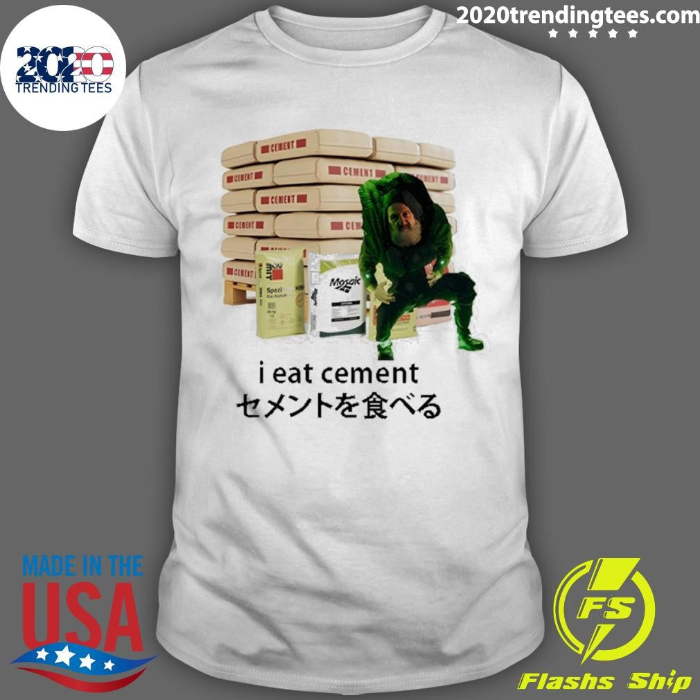 I Eat Cement Surreal Humor Poes Favorite Snack Is Cement Shirt Unisex T-shirt, Sweatshirt, Hoodie, Long Sleeve Tee - T-Shirt, Sweatshirt, Hoodie