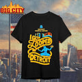 I Got Looped In Detroit Detroit People Mover And The Spirit Of Detroit Statue Shirt Unisex T-shirt, Sweatshirt, Hoodie, Long Sleeve Tee - T-Shirt, Sweatshirt, Hoodie