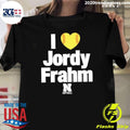 I Heart Jordy Frahm Nebraska Softball Shirt Unisex T-shirt, Sweatshirt, Hoodie, Long Sleeve Tee - T-Shirt, Sweatshirt, Hoodie