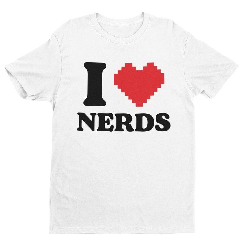 I Heart Nerds Funny Shirt Geek Shirt Nerd Science Lover Computer Programmer Gamer Shirt Retro Shirt STEM Technology Comic Book T-Shirts, Hoodie, Sweatshirt - T-Shirt, Sweatshirt, Hoodie