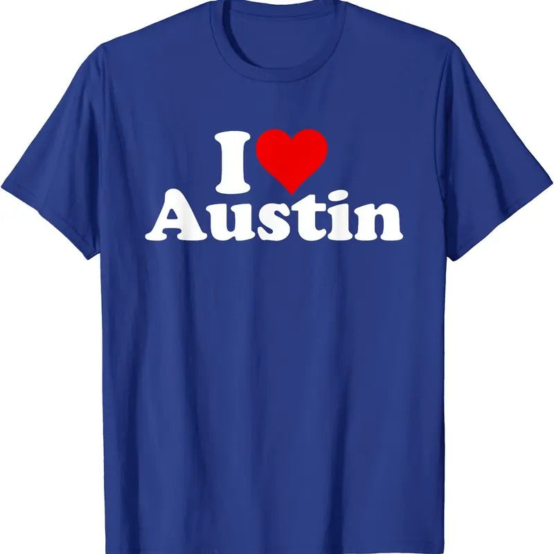 I LOVE AUSTIN TEXAS Cotton Size S 5XL T-Shirts, Hoodie, Sweatshirt - T-Shirt, Sweatshirt, Hoodie