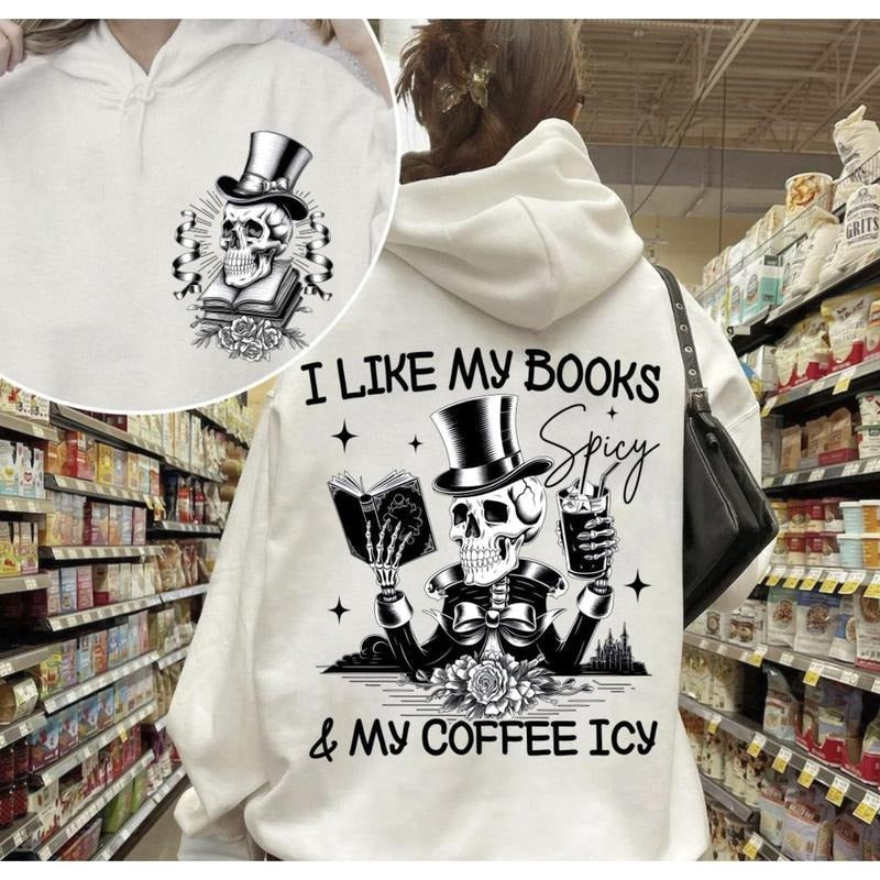 I Like My Books Spicy My Coffee Icy I Love Iced Coffee Shirt Coffee Shirt Coffee Lover Sublimation Shirt T-Shirts, Hoodie, Sweatshirt - T-Shirt, Sweatshirt, Hoodie