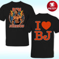 I Love BJ Ben Johnson Take Off Two Sided Shirt Unisex T-shirt, Sweatshirt, Hoodie, Long Sleeve Tee - T-Shirt, Sweatshirt, Hoodie