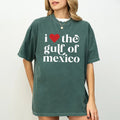 I Love Gulf Mexico Comfort Colors Shirt Retro Sunset Gulf Forever Map Lover Shirt Mexico T-Shirts, Hoodie, Sweatshirt - T-Shirt, Sweatshirt, Hoodie