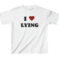 I Love Lying Shirt Cute Girlfriend Custom Shirt I Love My Girlfriend Shirt Shirt Valentine Cotton T-Shirts, Hoodie, Sweatshirt - T-Shirt, Sweatshirt, Hoodie