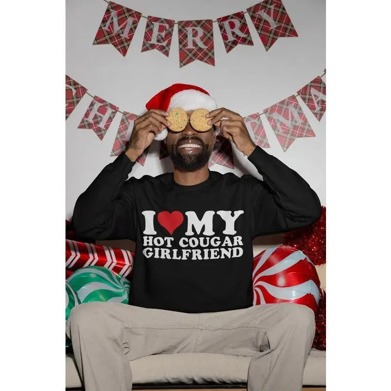 I Love My Cougar Girlfriend Funny Shirt I Love My Cougar Shirt Hilarious Cougar Shirt Shirt Sayings Cougar Comfort Colors T-Shirts, Hoodie, Sweatshirt - T-Shirt, Sweatshirt, Hoodie