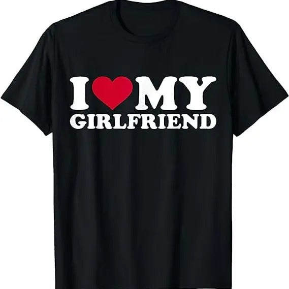 I Love My Girlfriend Black Couple Autism Awareness Month Trending Shirt Him T-Shirts, Hoodie, Sweatshirt - T-Shirt, Sweatshirt, Hoodie