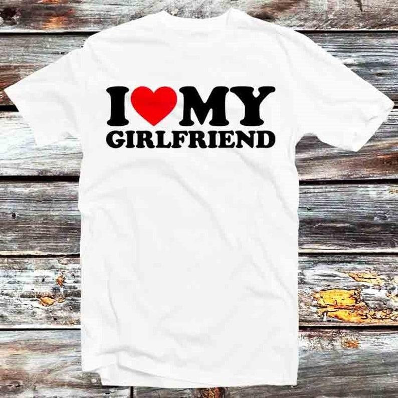 I Love My Girlfriend Joke Vintage Retro Cartoon Anime Top B1171 T-Shirts, Hoodie, Sweatshirt - T-Shirt, Sweatshirt, Hoodie