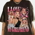 I Love My Girlfriend Shirt Custom Photo Valentine I Love My Girlfriend Custom Picture Girlfriend Bootleg Shirt 90s Bootleg Shirt T-Shirts, Hoodie, Sweatshirt - T-Shirt, Sweatshirt, Hoodie