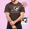 I Love My Girlfriend Shirt Custom Picture Him Her Shirt Couple Valentine Shirt Personalized Girlfriend Shirt T-Shirts, Hoodie, Sweatshirt - T-Shirt, Sweatshirt, Hoodie