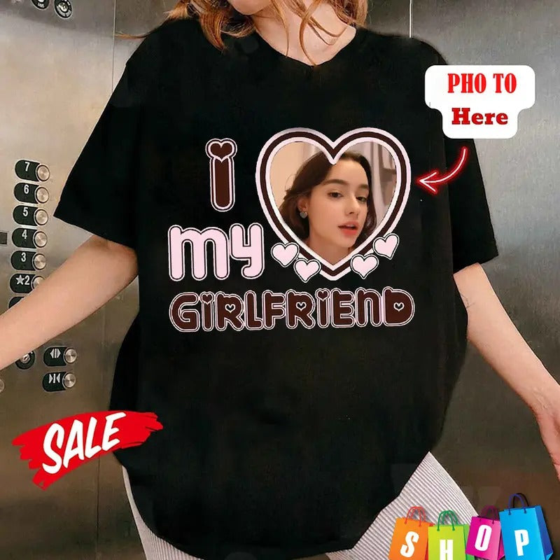 I Love My Girlfriend Shirt Custom I Love My Boyfriend I Heart My Girlfriend Shirt HL10 T-Shirts, Hoodie, Sweatshirt - T-Shirt, Sweatshirt, Hoodie