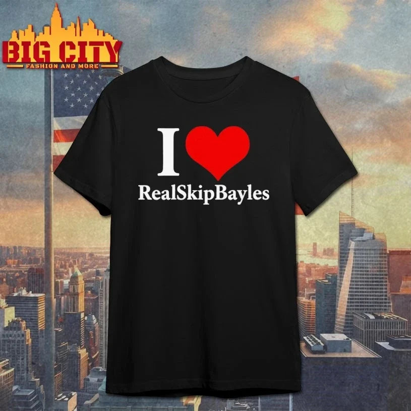 I Love RealSkipBayless shirt Unisex T-shirt, Sweatshirt, Hoodie, Long Sleeve Tee - T-Shirt, Sweatshirt, Hoodie