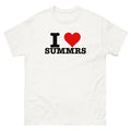 I Love SUMMRS Funny I Heart Summrs Him Her Menswear Cotton Classic Casual Basic Short Sleeve T-Shirts, Hoodie, Sweatshirt - T-Shirt, Sweatshirt, Hoodie