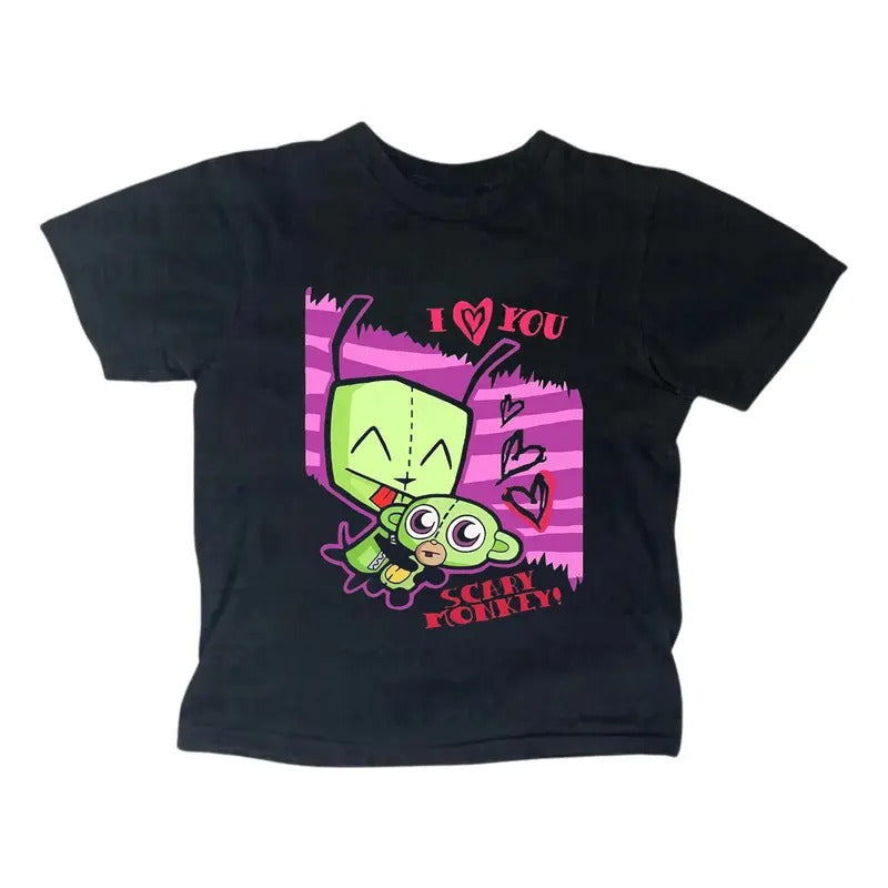 I Love You GIR Baby Y2K Streetwear Gothic Emo Girl Top Vintage Zim Baby Scene 2000s Girlfriend Gamis Womenswear T-Shirts, Hoodie, Sweatshirt - T-Shirt, Sweatshirt, Hoodie