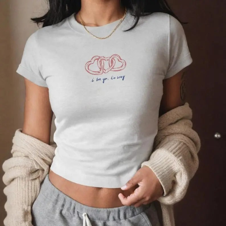 I Love You I'M Sorry Baby Gracie Abrams Baby Her Classic Fabric T-Shirts, Hoodie, Sweatshirt - T-Shirt, Sweatshirt, Hoodie