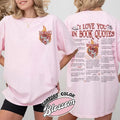 I Love You Book Quotes Shirt Bookish Shirt Different Ways Say I Love You Book Quotes Shirt Bookish Valentines Shirt T-Shirts, Hoodie, Sweatshirt - T-Shirt, Sweatshirt, Hoodie