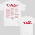 I Love You NoteBook Quotes T Shirt Book Lover Booktok Accessories Bookish Era Reader T-Shirts, Hoodie, Sweatshirt - T-Shirt, Sweatshirt, Hoodie