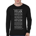 I Must Not Fear Fear Is Mind Killer Full Sleeve T-Shirts, Hoodie, Sweatshirt - T-Shirt, Sweatshirt, Hoodie