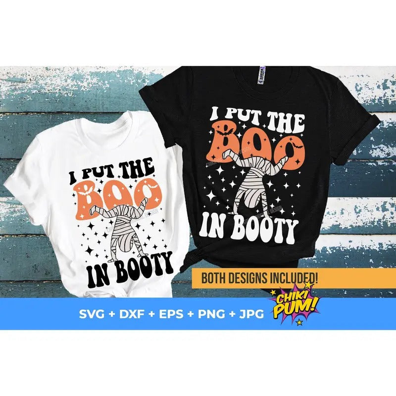 I Put Boo Booty Funny Halloween Shirt Halloween Halloween Mummy Digital S T-Shirts, Hoodie, Sweatshirt - T-Shirt, Sweatshirt, Hoodie