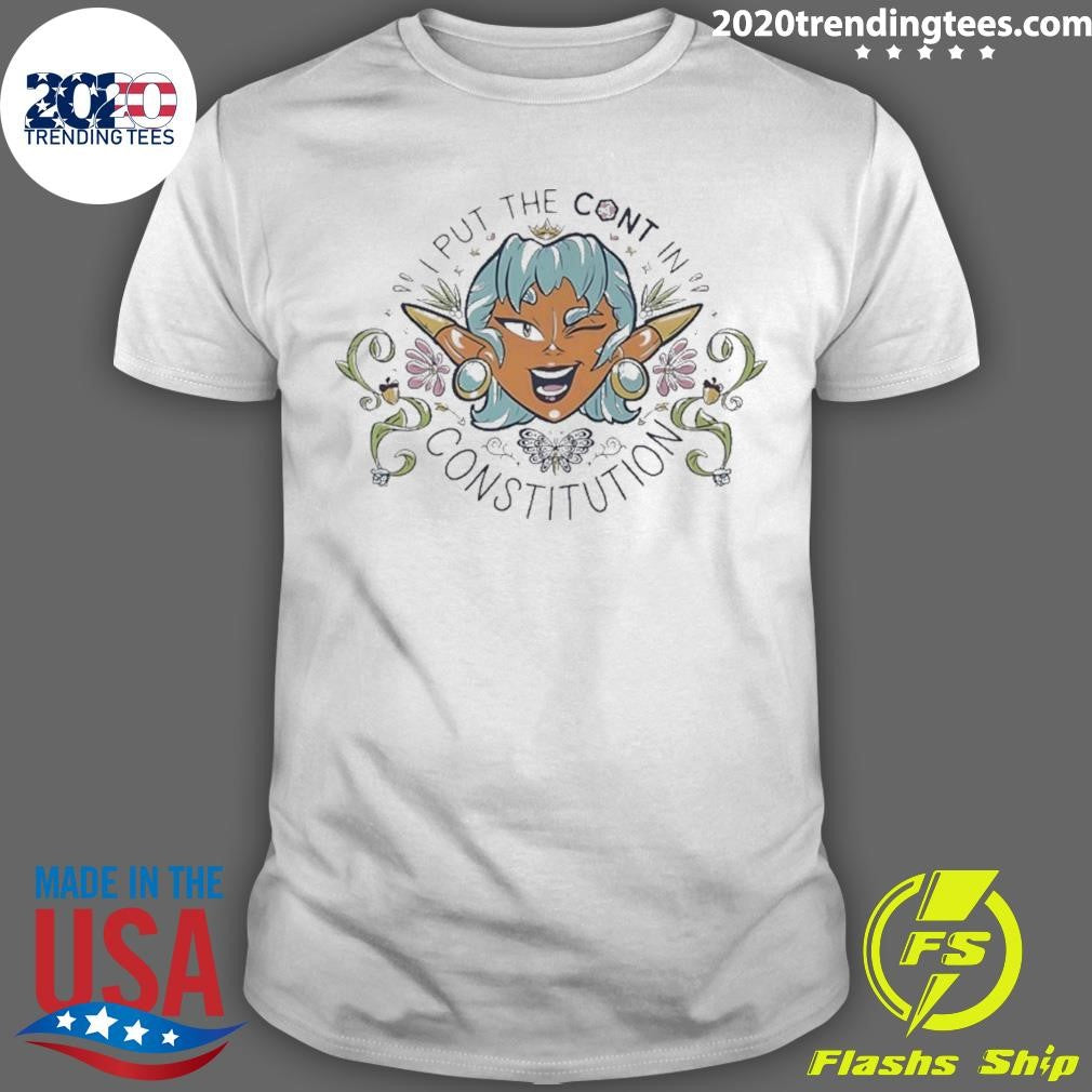 I Put The Cont In Constitution Shirt Unisex T-shirt, Sweatshirt, Hoodie, Long Sleeve Tee - T-Shirt, Sweatshirt, Hoodie