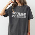 I Rescue Books Shirt Book Lover Comfort Funny Reading Librarian Shirt Minimalist Book Bookworm Reading Teacher Shirt Book Shirt Top T-Shirts, Hoodie, Sweatshirt - T-Shirt, Sweatshirt, Hoodie