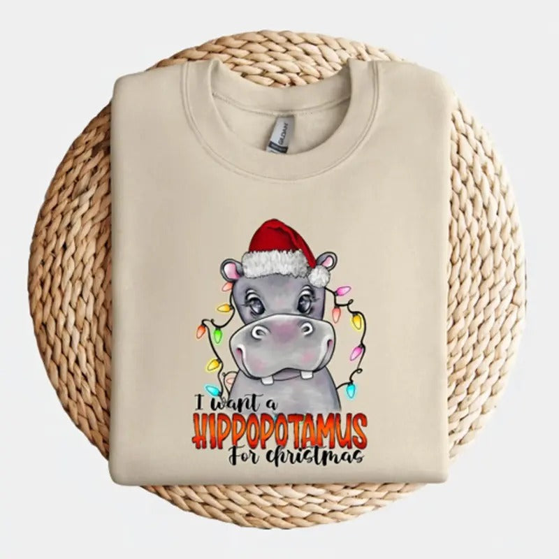 I Want Hippopotamus Hippopotamus Shirt Funny Shirt Family Shirt Cotton Crewneckstyle{N002}2 T-Shirts, Hoodie, Sweatshirt - T-Shirt, Sweatshirt, Hoodie