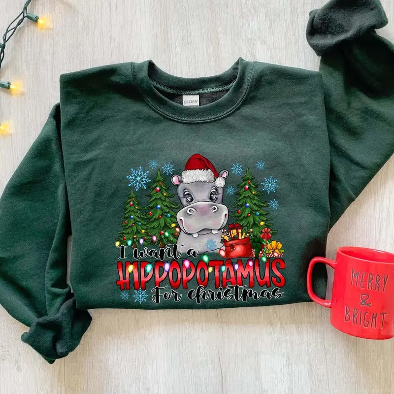 I Want Hippopotamus Shirt Hippo Shirt Hippo Shirt Hippo Hippo Family Matching Shirt Cotton T-Shirts, Hoodie, Sweatshirt - T-Shirt, Sweatshirt, Hoodie