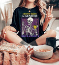 I Don'T Have Gender I Have Anxiety Shirt Non Binary Shirt Funny Non Binary Enby Shirt Lgbt Skeleton Queer Anxiety T-Shirts, Hoodie, Sweatshirt - T-Shirt, Sweatshirt, Hoodie