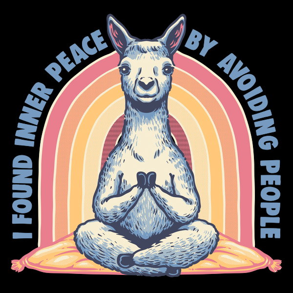 I Found Inner Peace Unisex T-shirt, Sweatshirt, Hoodie, Long Sleeve Tee - T-Shirt, Sweatshirt, Hoodie