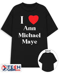 I love Ann Michael Maye shirt Unisex T-shirt, Sweatshirt, Hoodie, Long Sleeve Tee - T-Shirt, Sweatshirt, Hoodie