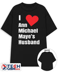 I love Ann Michael Mayes hushand shirt Unisex T-shirt, Sweatshirt, Hoodie, Long Sleeve Tee - T-Shirt, Sweatshirt, Hoodie