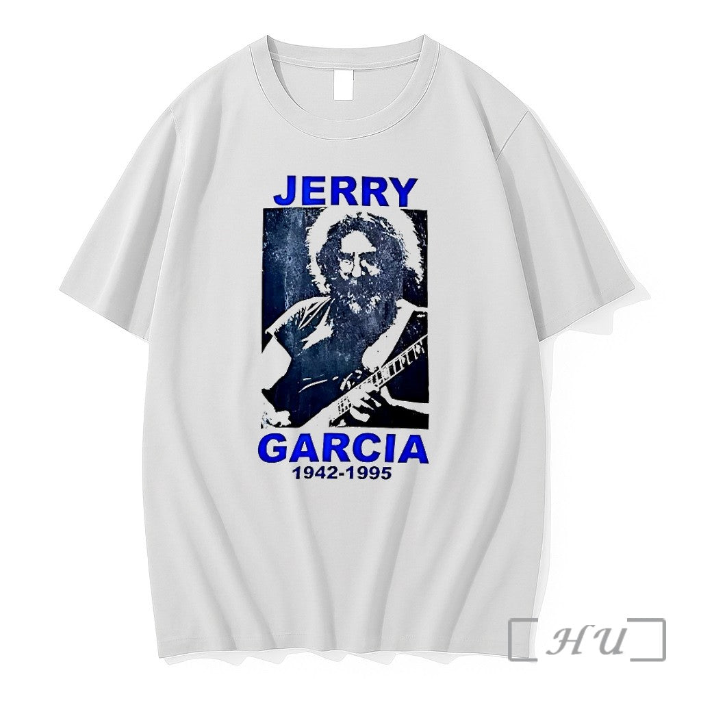 I Love Jerry Garcia 1942 1995 Tshirts Sweater Hoodie Jpg Unisex T-shirt, Sweatshirt, Hoodie, Long Sleeve Tee - T-Shirt, Sweatshirt, Hoodie