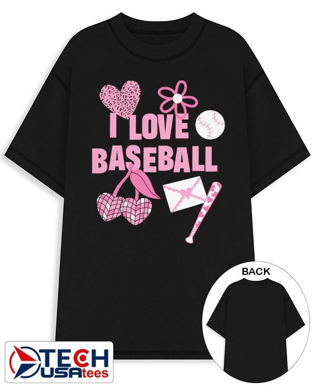 I love baseball stickers shirt Unisex T-shirt, Sweatshirt, Hoodie, Long Sleeve Tee - T-Shirt, Sweatshirt, Hoodie