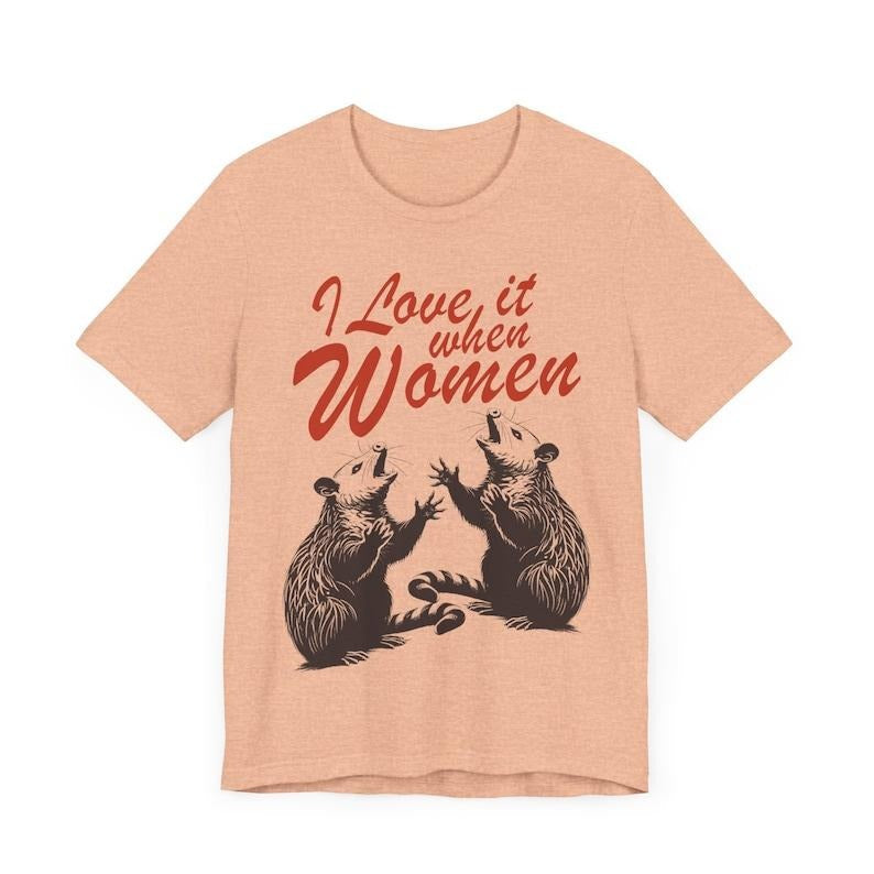 I Love When Shirt Funny Lesbian Shirt Pan Pride Bi Possum Shirt Queer Punk Sapphic Shirt Trans Girl Queer T-Shirts, Hoodie, Sweatshirt - T-Shirt, Sweatshirt, Hoodie