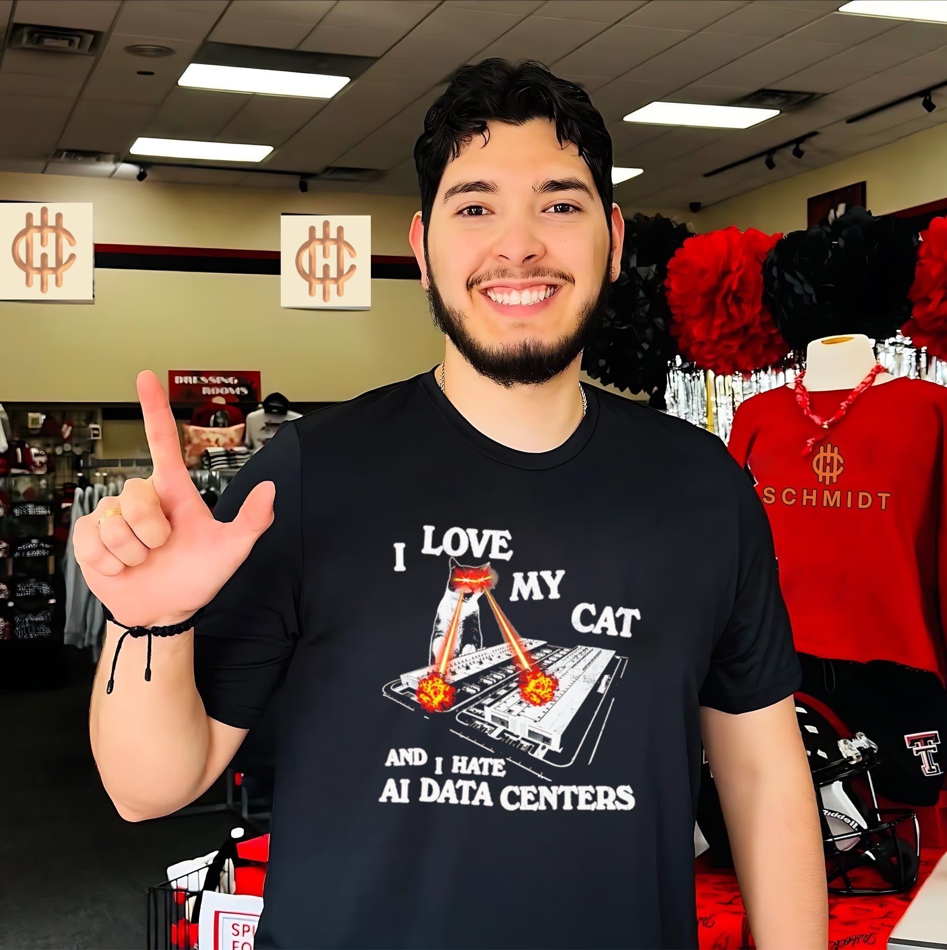 I love my cat and I hate AI data centers shirt Unisex T-shirt, Sweatshirt, Hoodie, Long Sleeve Tee - T-Shirt, Sweatshirt, Hoodie