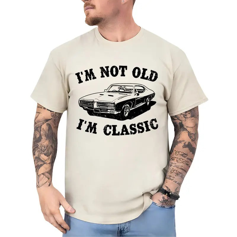 I'M Not Old I'M Classic Car Shirt Funny Car Enthusiast Retro Old Car Lovers Vintage 90s Classic Menswear T-Shirts, Hoodie, Sweatshirt - T-Shirt, Sweatshirt, Hoodie