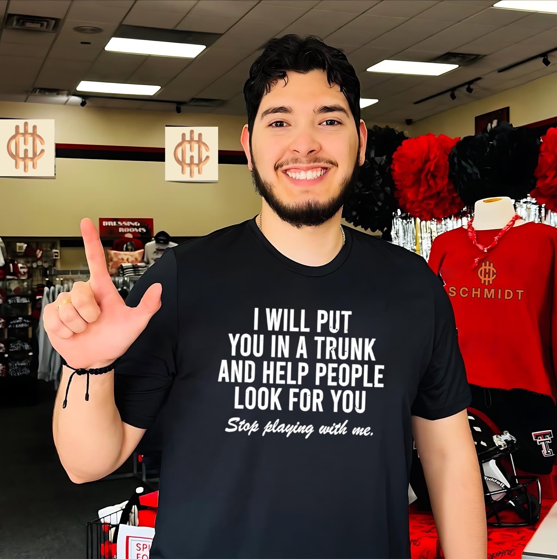 I will put you in a trunk and help people look for you stop playing with me Unisex T-shirt, Sweatshirt, Hoodie, Long Sleeve Tee - T-Shirt, Sweatshirt, Hoodie