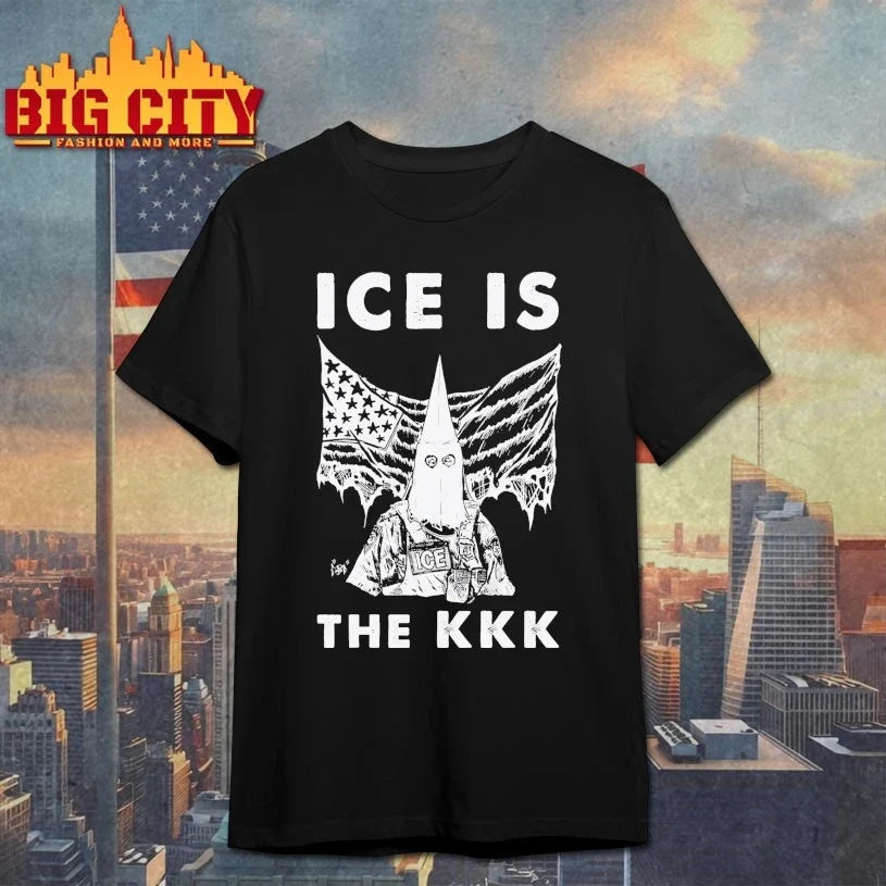 ICE Is The KKK Anti ICE Protest shirt Unisex T-shirt, Sweatshirt, Hoodie, Long Sleeve Tee - T-Shirt, Sweatshirt, Hoodie