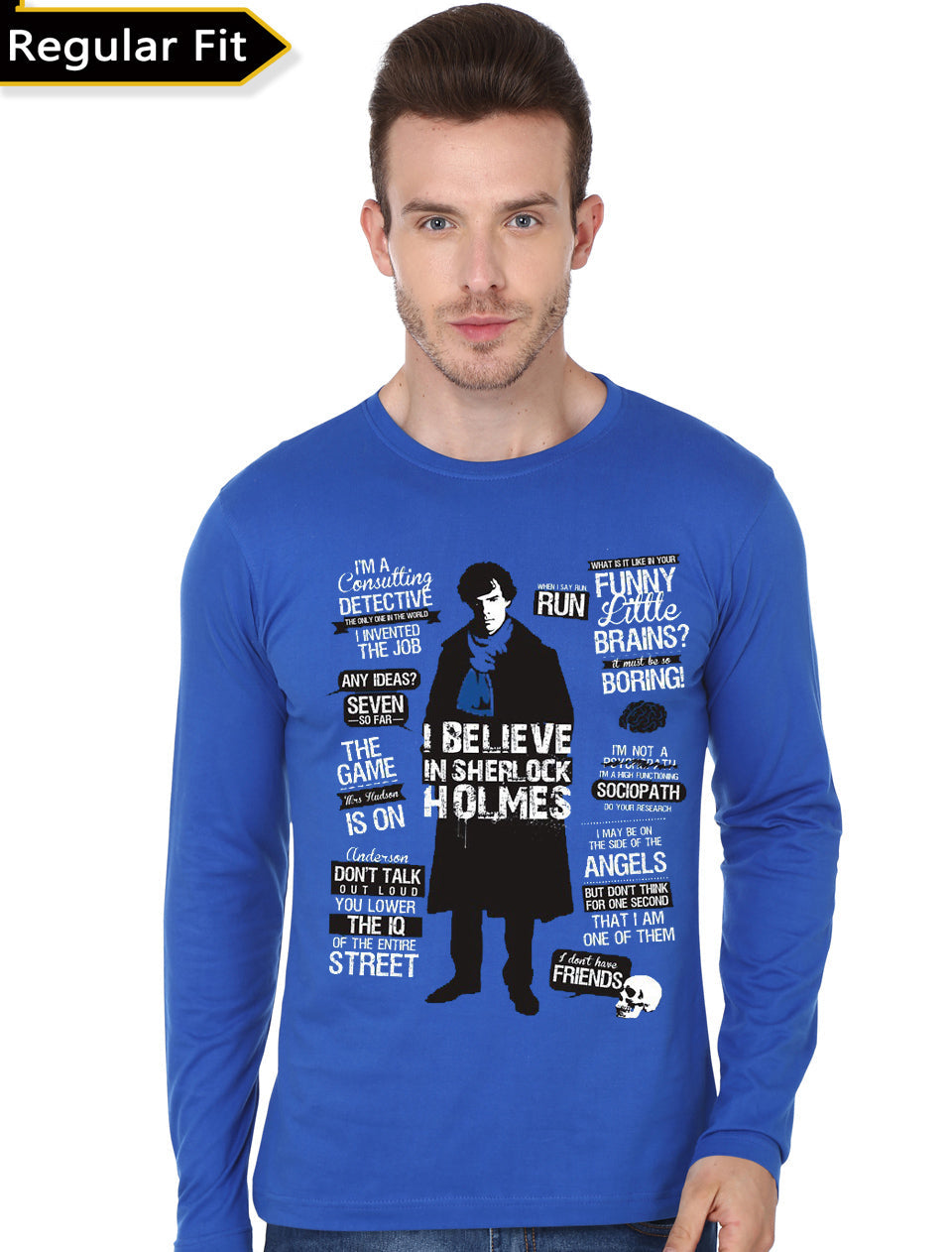 Sherlock Holmes Royal Blue T-Shirts, Hoodie, Sweatshirt - T-Shirt, Sweatshirt, Hoodie