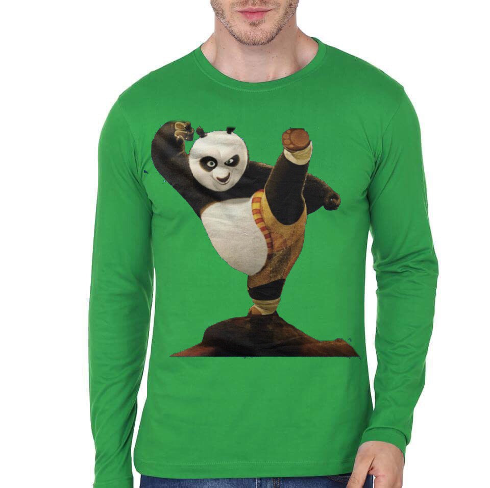 Kung Fu Panda Green Full Sleeve T-Shirts, Hoodie, Sweatshirt - T-Shirt, Sweatshirt, Hoodie