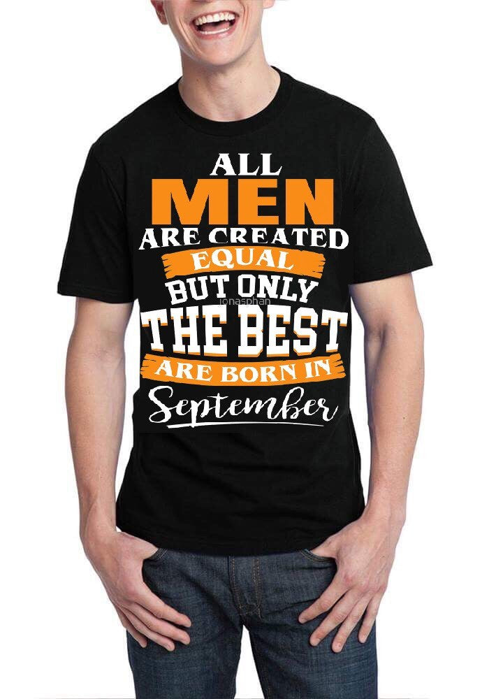 All Are Created Equal But Only Best Are Born September Black T-Shirts, Hoodie, Sweatshirt - T-Shirt, Sweatshirt, Hoodie