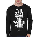 You CanT Save World Alone Justice League Black Full Sleeve T-Shirts, Hoodie, Sweatshirt - T-Shirt, Sweatshirt, Hoodie