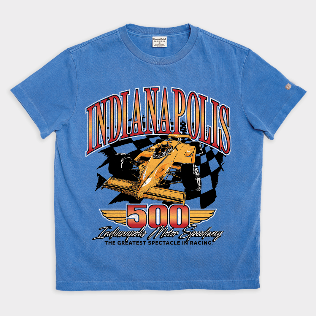 Indianapolis 500 Car Illustration Vintage Heavyweight T-Shirts, Hoodie, Sweatshirt - T-Shirt, Sweatshirt, Hoodie