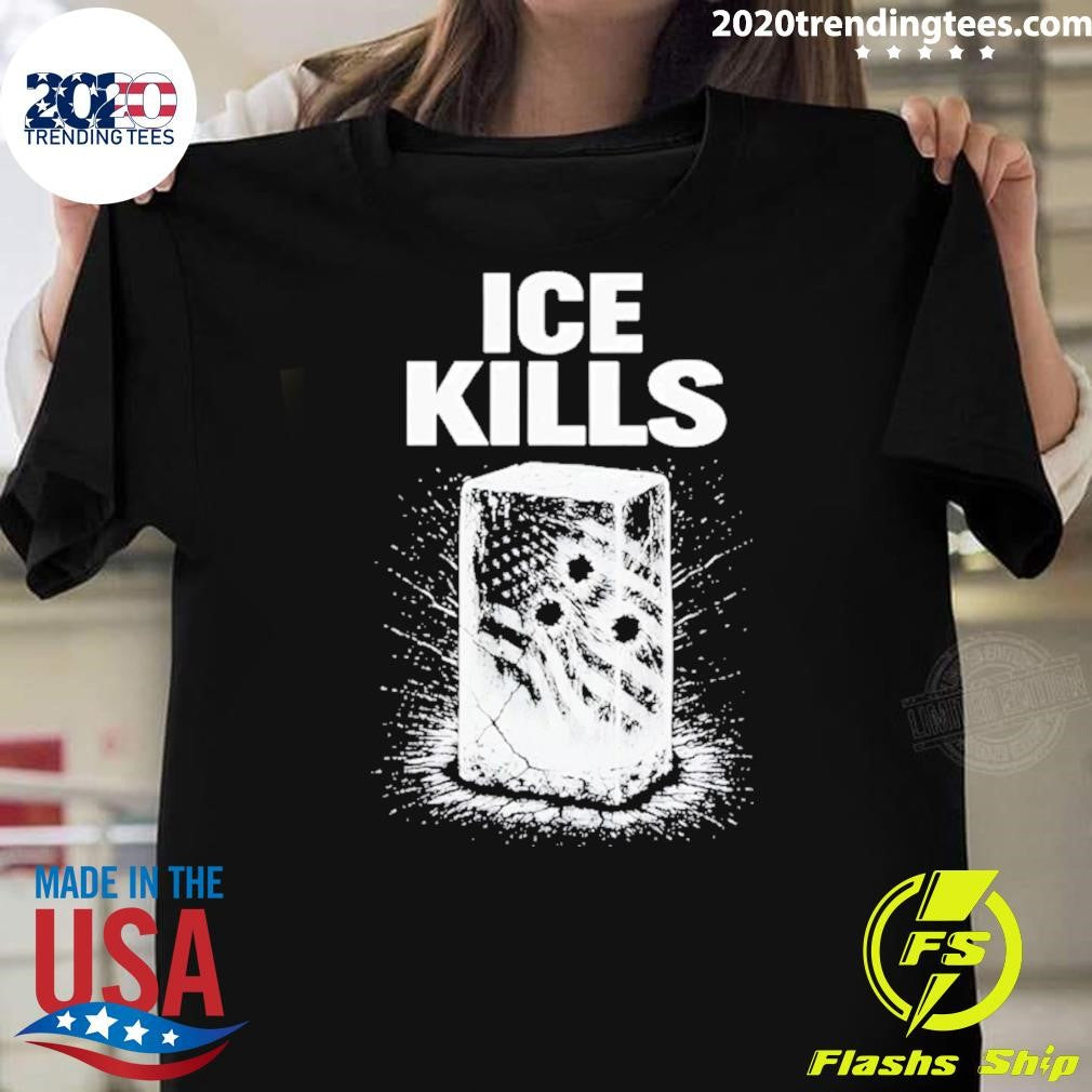 Ice Kills American Flag Shirt Unisex T-shirt, Sweatshirt, Hoodie, Long Sleeve Tee - T-Shirt, Sweatshirt, Hoodie