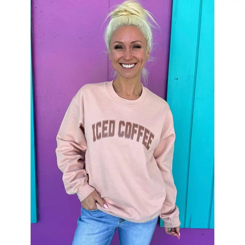 Iced Coffee Dusty Rose T-Shirts, Hoodie, Sweatshirt - T-Shirt, Sweatshirt, Hoodie